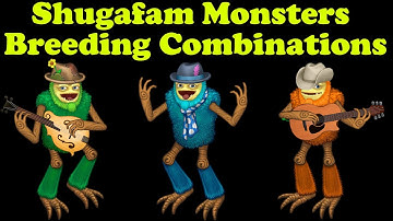 All Shugafam Monsters - Breeding Combinations (My Singing Monsters) 4k