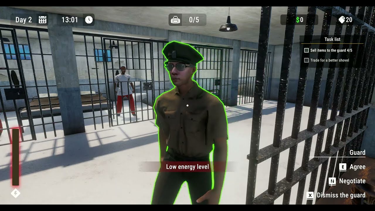 Prison Escape Simulator Dig Out (Demo) - Indie Simulator Game - No Commentary