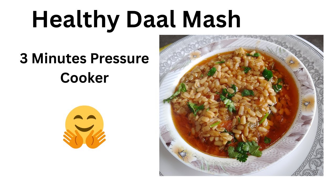 Creamy Daal Maash 3 Minutes Pressure Cooker | Maash Ki Daal With Tadka | Easy Pakistani Daal Recipe