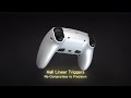 Controller For Playstation 5/PS5 Pro/Slim/PC,6-Axis Gryo No Drift RGB