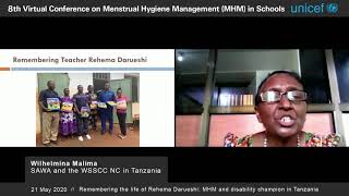 8Th Virtual Conference On Mhm In Schools Remembering The Life Of Rehema Darueshi