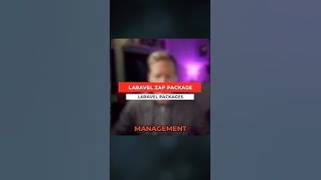 The Laravel Zap Package for schedule management.