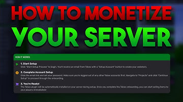 How To Monetize Your Server With Tebex