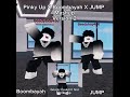 #pinkyup X #boombayah X #jump #mashup #version2 l #shortsfeed #roblox #koya #gnarly #BeadyBoyPlayz