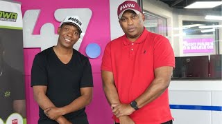 Nyakallo Ba2cada Leine joins Robert Marawa in studio