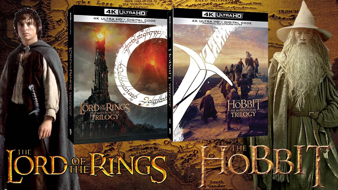 The Lord Of The Rings & The Hobbit Motion Picture Trilogy 4K Blu