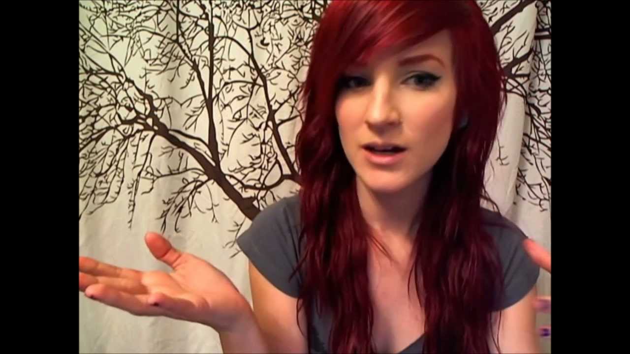 Dyed Red Hair Maintenance Bright Red Youtube