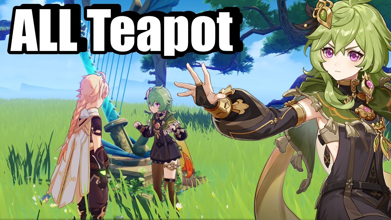 All Collei Teapot Voicelines & Variations Genshin Impact YouTube