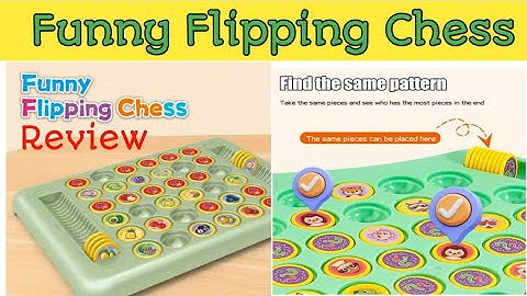 Funny Flipping Chess Review || Flip Chess Game for 2 Players Review || TSK