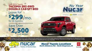 It's a Nu Year at Nucar Toyota of North Attleboro & North Kingstown: Buy a New Tacoma or RAV4 Today!