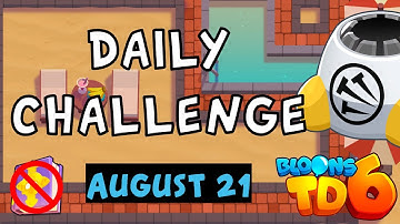 Bloons TD 6 Daily Challenge | Big Hits | No Hero No MK No Powers Used | August 21 2024