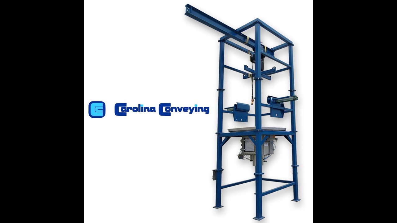 Superstack Discharge Unit New Carolina FIBC Super Sack Bulk Bag Unloader Discharge Station w ...