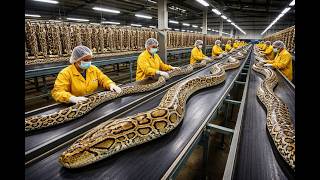Inside The Modern Snake Skeleton Factory: From Raw Skeletons To Longevity Capsules (Full Process)