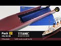 Hachette Build the 1:200 scale RMS Titanic - kits 85 - 88 (pack 21) #titanic #modelbuilding