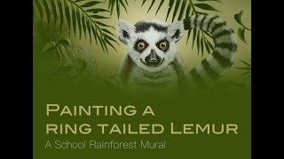 How to paint a Ring Tailed Lemur