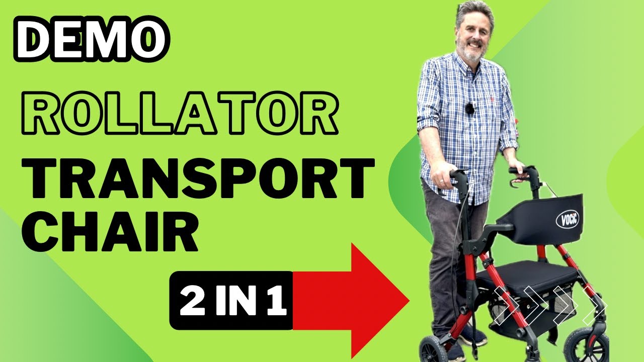 Looking for a Rollator Transport Chair? Here is a Detailed look at Walker Wheelchair Combo Z51 DEMO