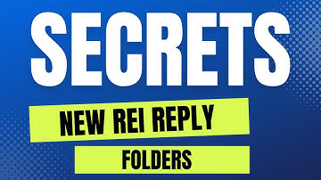 How To: REI Reply New Folders