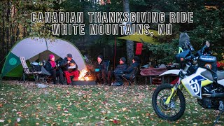 Travel Vlog: Canadian Thanksgiving in New Hampshire&#39;s White Mountains - Husqvarna 701 Enduro LR