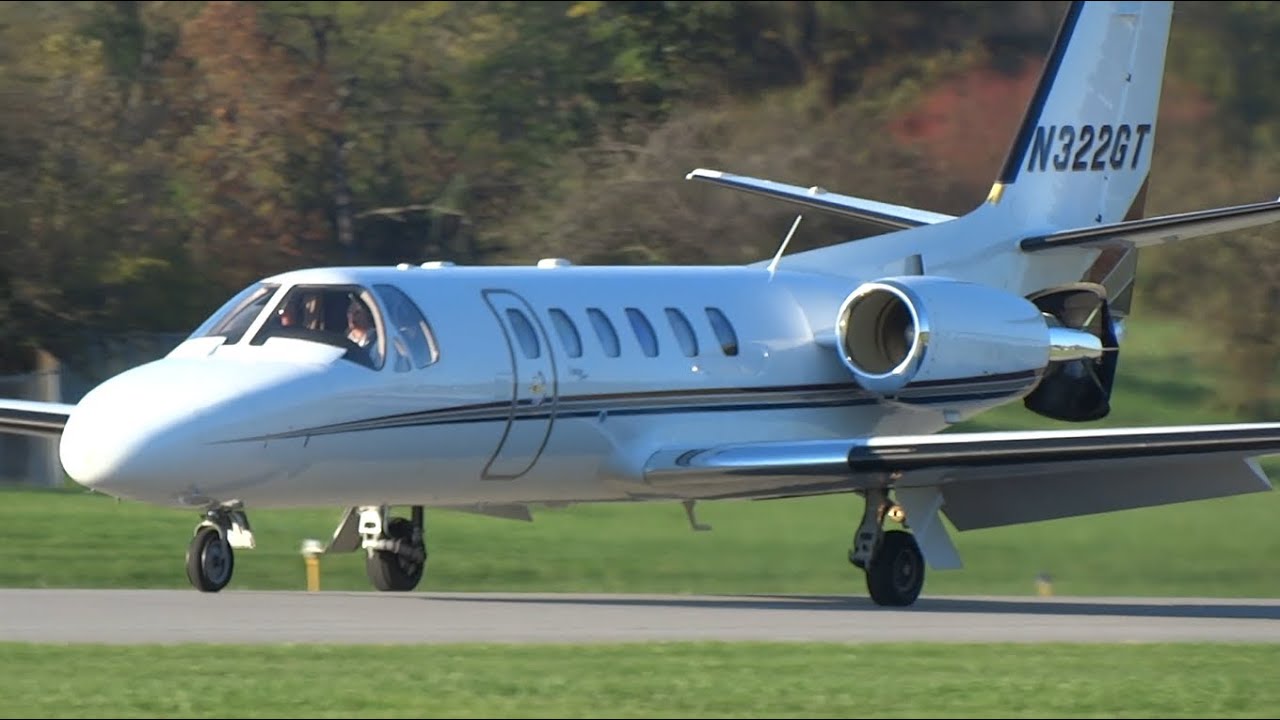 cessna citation ii arriving at eagle creek airpark eye hd youtube citation 2