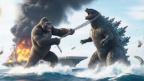 When Titans Collide: Kong vs Godzilla Cinematic Fight! 2025