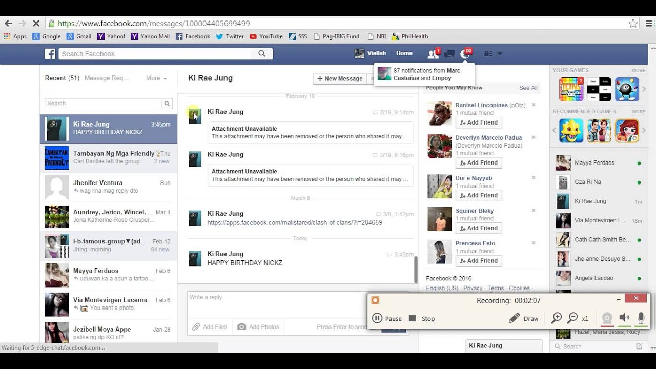 How to temporarily deactivate facebook account. - YouTube