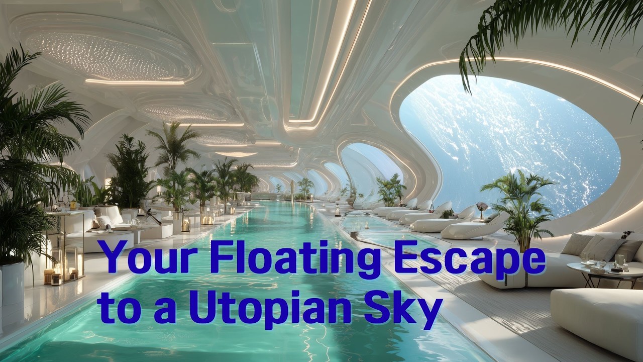 [4K] Ambient Chill, Future Lounge, Floating City, Luxury Dreamscape ...