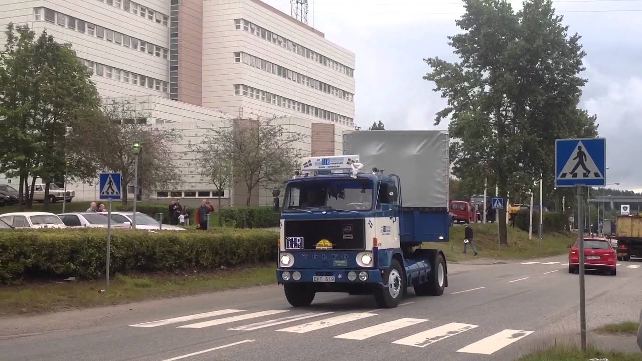 Åkarsvängen 2015 Scania V8, Volvo and Peterbilt