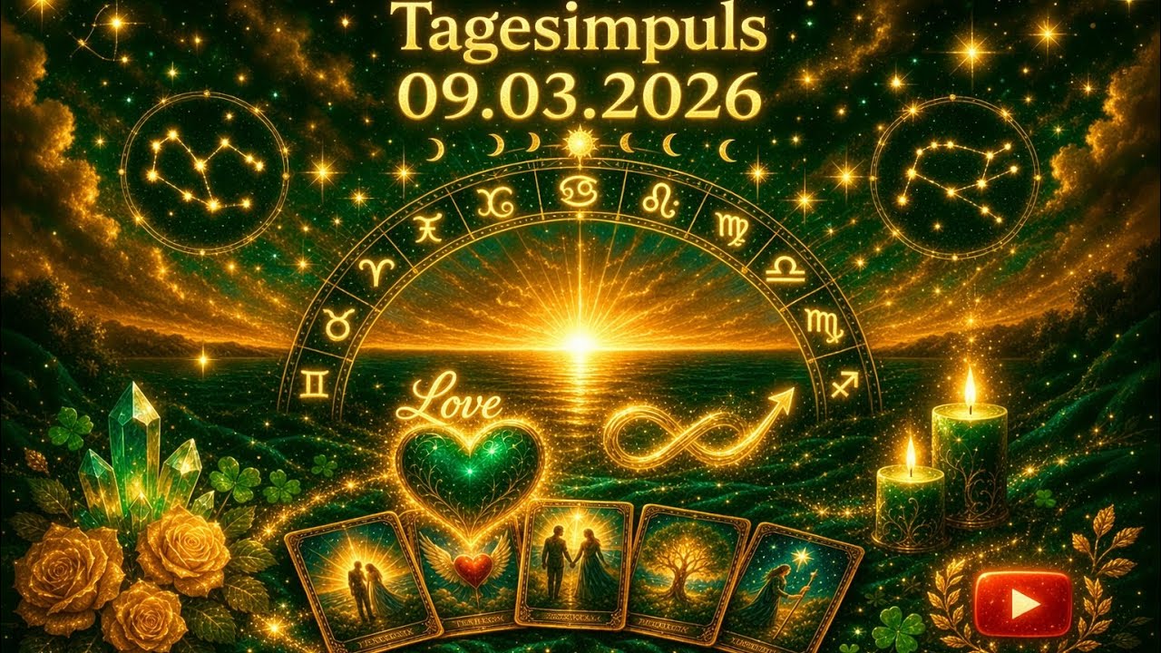 Der Tagesimpuls🍀💐 für den 9.3.2026 Hashtag Tarot #Liebe #tagesbotschaft 