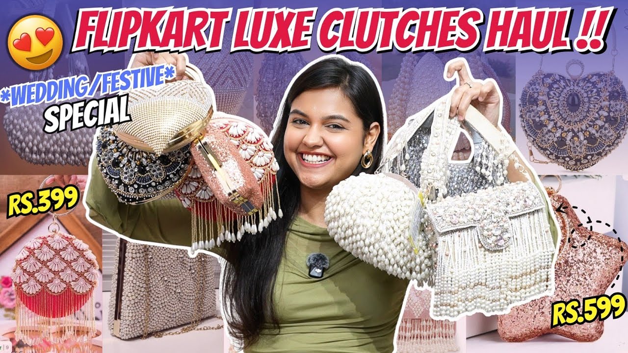 “Affordable Luxury Bags That Look EXPENSIVE💅 | Start At ₹600”😱 Flipkart Designer Partywear Bags Haul