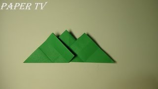 [Paper TV] Origami mountain 산 종이접기 折り紙 マウンテン como hacer montaña de papel