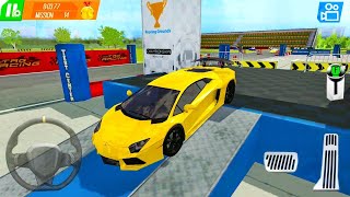 Jugando con Lamborghini en Circuito - Juegos de Coches - YouTube