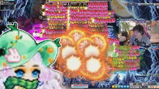 Boss tossing with one straw burst at a time | Maplestory