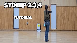 Stomp 2,3,4 - Line Dance Tutorial