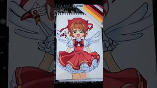 Cardcaptor sakura || Anime girl #shorts #song #animeedit #sakura #drawing #viral #trending #ytshorts