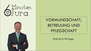 Was ist der Unterschied zwischen einem Betreuer und einem Vormund?