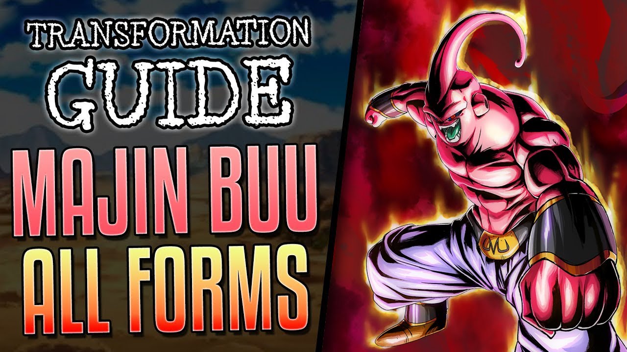 All Forms of Majin Buu in 'Dragon Ball