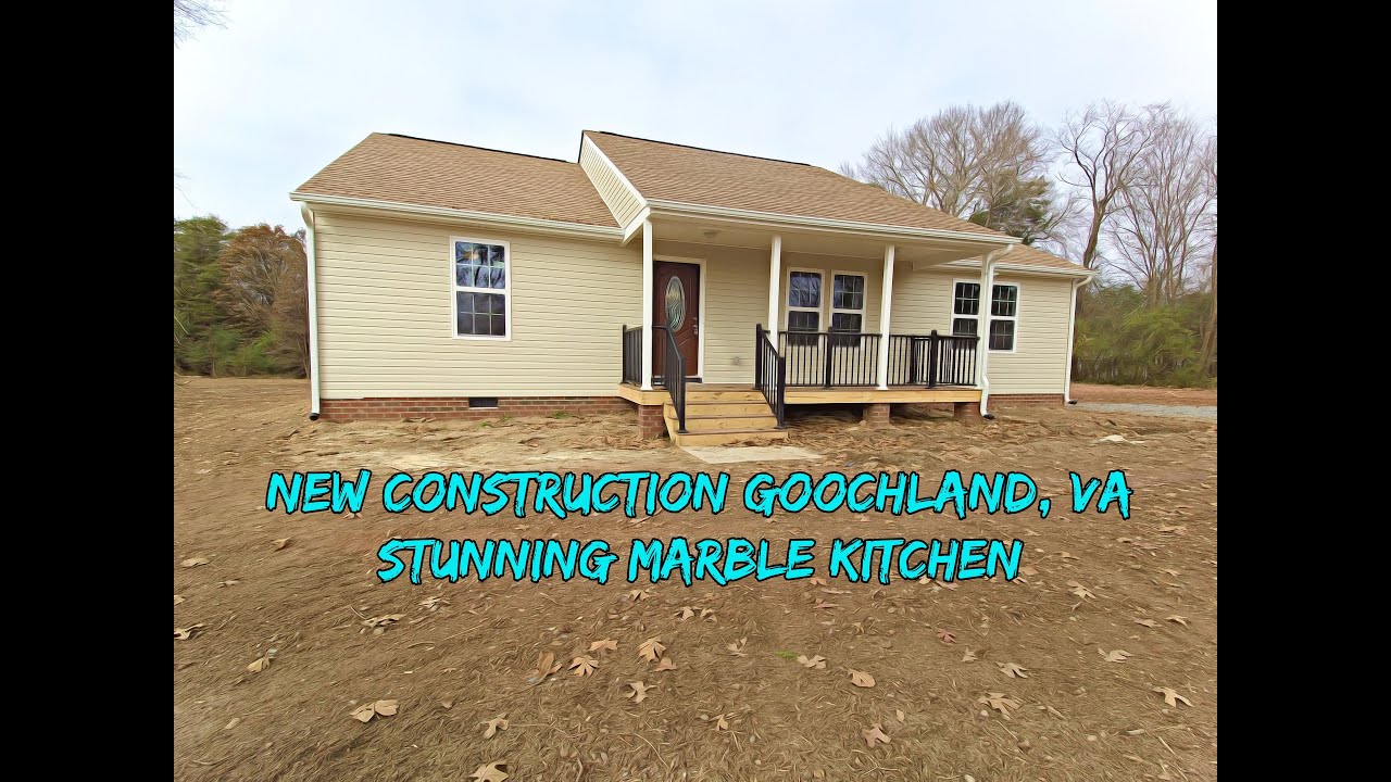 NEW 3 Bedroom Goochland, VA Home for Sale +/ 3 Acres ! Open & Modern
