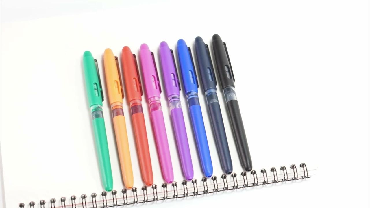 Writech liquid rollerball pens multicolor W954 YouTube