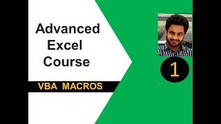 Advanced excel(vba) tutorial 1 : Macro Record and Playback