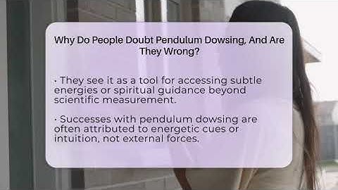 Why Do People Doubt Pendulum Dowsing, And Are They Wrong? - Spiritual Universe Unlocked