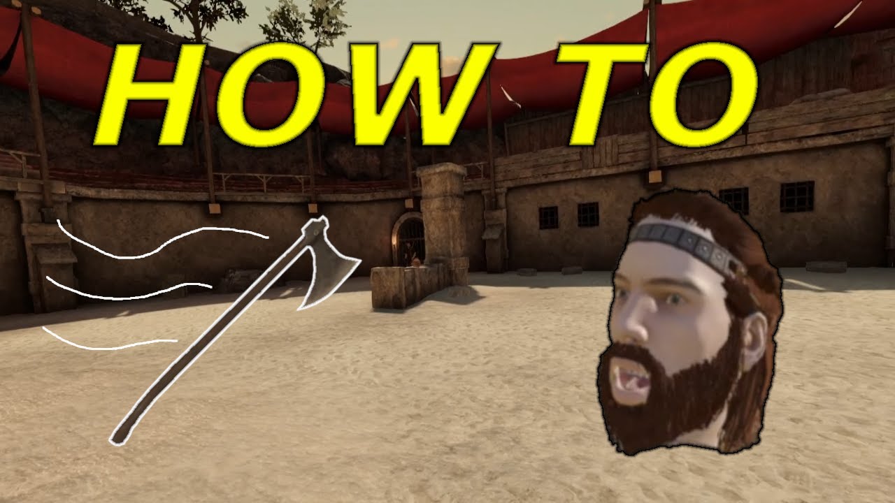 How to Throw Weapons in Blade and sorcery YouTube