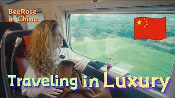 China’s High-Speed Trains are UNBELIEVABLE | First Class BLEW ME AWAY!