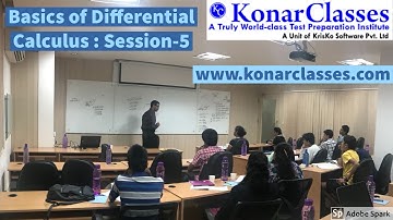 www.konarclasses.com : Basics of Differential Calculus Session-5