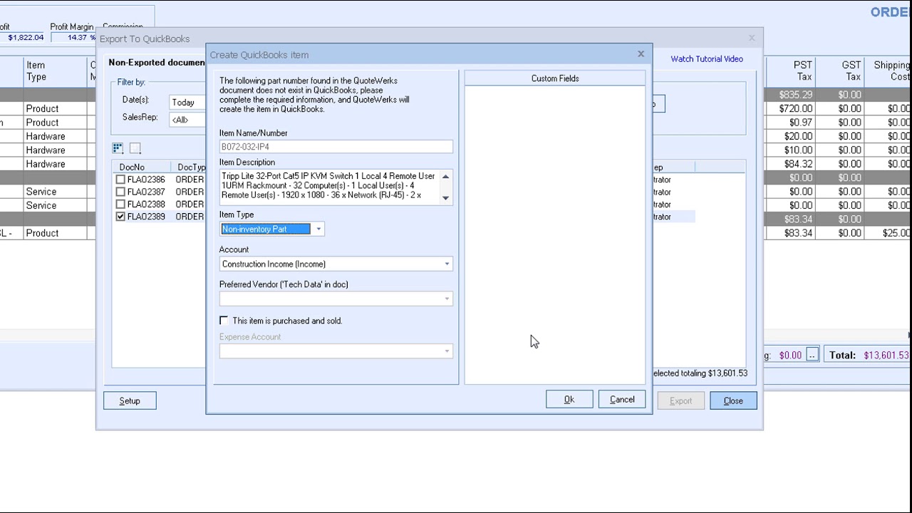 QuoteWerks Integration With QuickBooks Desktop YouTube Quotewerks Integration With Quickbooks Desktop Youtube