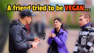 Meat-Eater Confronts VEGAN