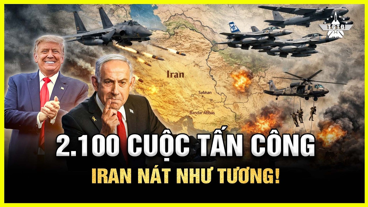 “Sư Tử Gầm Thét” Xé Nát Hải Quân Iran – 2.100 Đòn Không Kích Mở Màn Bước Ngoặt!