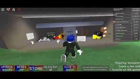 free codes for shouting simulator