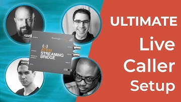 Ultimate Live Caller Setup — with 3x ATEM Streaming Bridges!