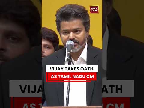 Breaking: Vijay Takes Oath As Tamil Nadu Chief Minister | TVK | Tamil Nadu CM