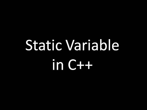 Static Variable in c++ complete program in easy way